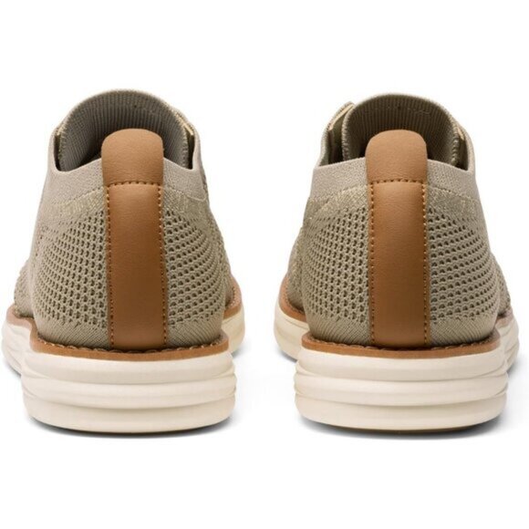 ⚡Bruno Marc Men Khaki Knit Flex Mesh Oxfords Lace-Up Lightweight Casual Sneakers - Picture 5 of 7